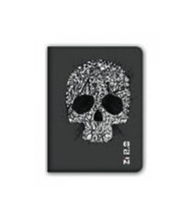 Ziron Funda Tablet Universal Calavera. 7\". Blanco 