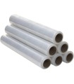 CAJA DE 6 BOBINAS FILM TRANSPARENTE 50 CM ANCHO 23 MICRAS 2300 GRAMOS X ROLLO 324TRANS. 324TRANS.