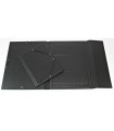 CARPETA FORMATO CUARTO GOMAS Y SOPALAS PVC NEGRA IBERPLAS 341CS00