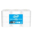 PAQUETE 18 ROLLOS PAPEL HIGIENICO 2C ST M45 TISOFT CE070