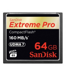 Sandisk 64GB Extreme Pro CF 160MB/s memoria flash CompactFlash