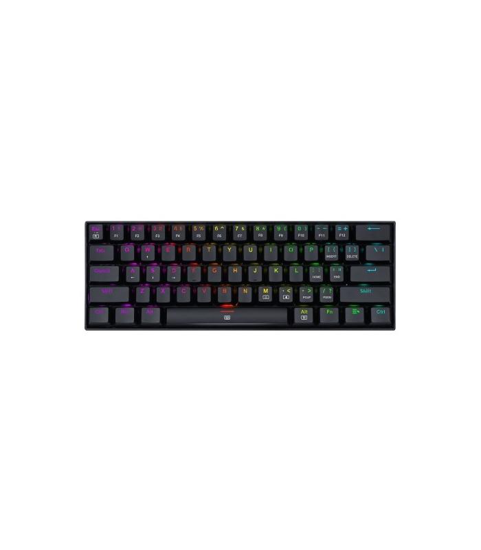 Redragon - DRAGONBORN Teclado Mecnico Gaming Switch Rojo RGB Negro - Layout USA