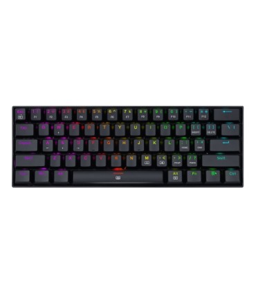Redragon - DRAGONBORN Teclado Mecnico Gaming Switch Rojo RGB Negro - Layout USA