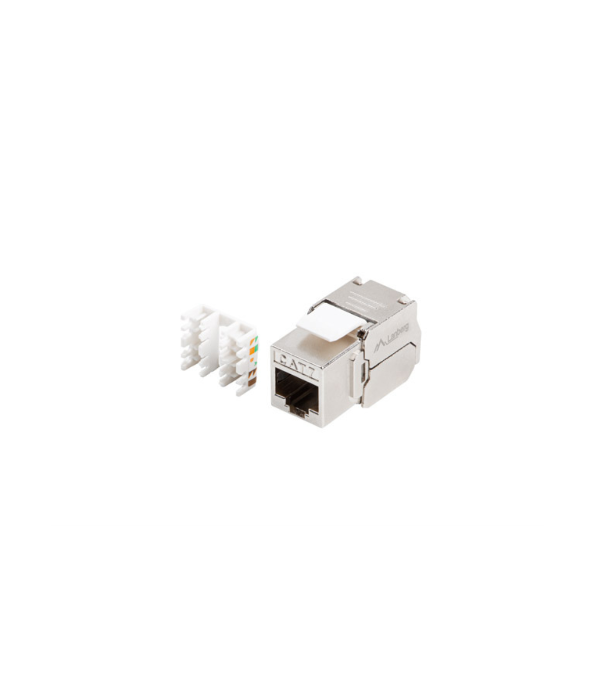 CONECTOR KEYSTONE LANBERG CAT.7 FTP RJ45 180º TOOLLESS