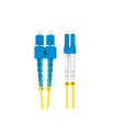 LATIGUILLO FIBRA 2M LANBERG MONO SC/UPC-LC/UPC DUPLEX G657A1 LSZH AMARILLO