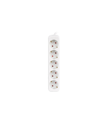 REGLETA LANBERG 5 TOMAS SCHUKO BLANCA 3M