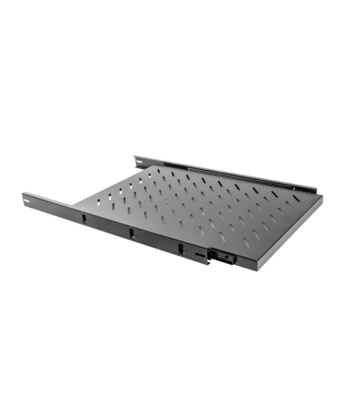 BANDEJA LANBERG DESLIZANTE 1U 465X750MM HASTA 60KG RACK 19\" NEGRO