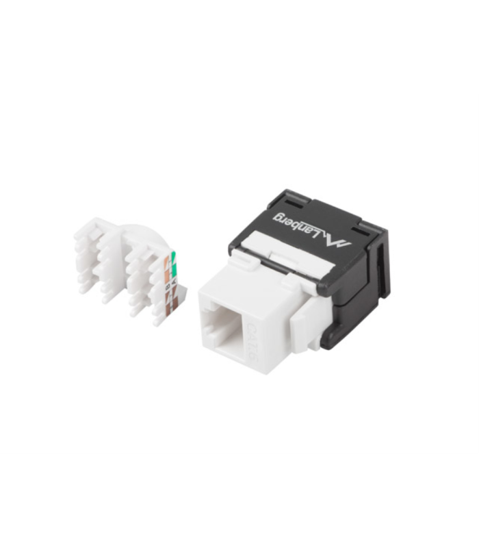 CONECTOR KEYSTONE LANBERG CAT.6 UTP RJ45 180 TOOLLESS