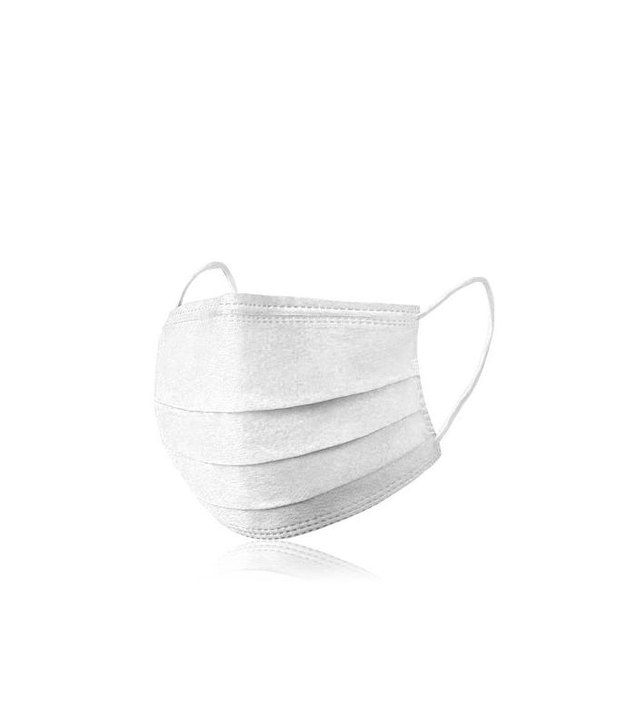 CAJA 10 MASCARILLAS INFANTIL TRIPLE CAPA COLOR BLANCO TALLA NICA ED0026C01