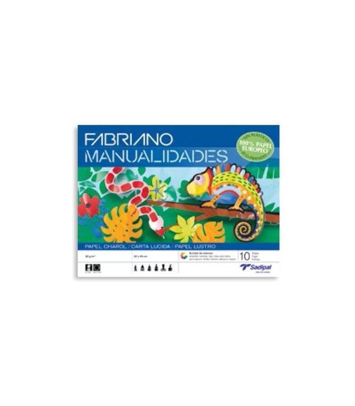 BLOC 10 HOJAS MANUALIDADES PAPEL CHAROL FABRIANO S0400007