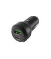 CARGADOR COCHE NATEC CONEY 1XUSB, 1XUSB-C QC3.0, PD 3.0 48W NEGRO