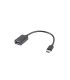 ADAPTADOR LANBERG OTG USB-C(M) A USB-A 2.0 (H) 15 CM NEGRO