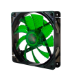 VENTILADOR CAJA NOX COOL FAN LED 120MM NEGRO LED VERDE