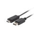 CABLE LANBERG DISPLAYPORT A HDMI MACHO-MACHO 1.8M