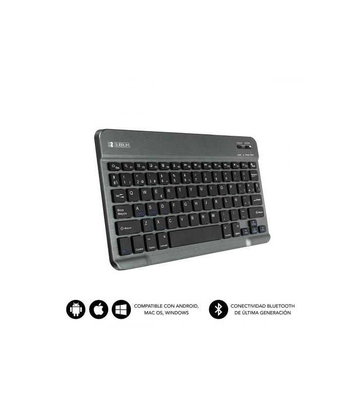 SUBBLIM Teclado Bluetooth Smart BT Keyboard Grey