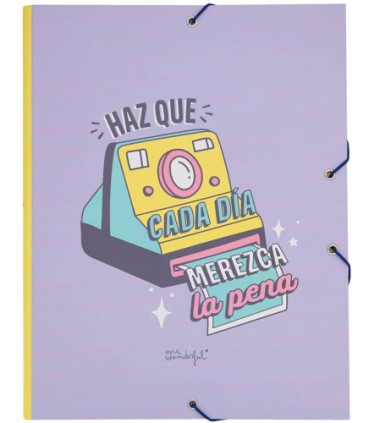 CARPETA SEPARADORA - HAZ QUE CADA DA MEREZCA LA PENA MR WONDERFUL WOA11105ES