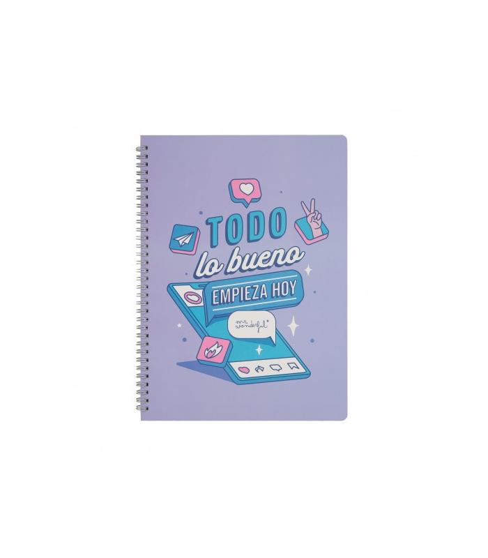 LIBRETA - TODO LO BUENO EMPIEZA HOY MR WONDERFUL WOA11056ES