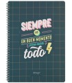LIBRETA - SIEMPRE ES BUEN MOMENTO PARA DARLO TODO MR WONDERFUL WOA11049ES