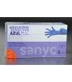 PAQUETE DE 100 GUANTES NITRILO SENSITIVE S/P  T-P P-100 EXAMEN SANICEN GU103