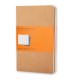 SET DE 3 LIBRETAS CAHIER MARRN KRAFT P (9X14CM) RAYAS MOLESKINE QP411