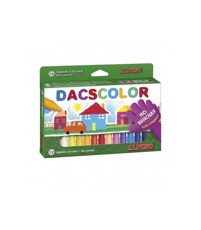 ESTUCHE 12 CERAS DE COLORES DACSCOLOR DACS DC050290