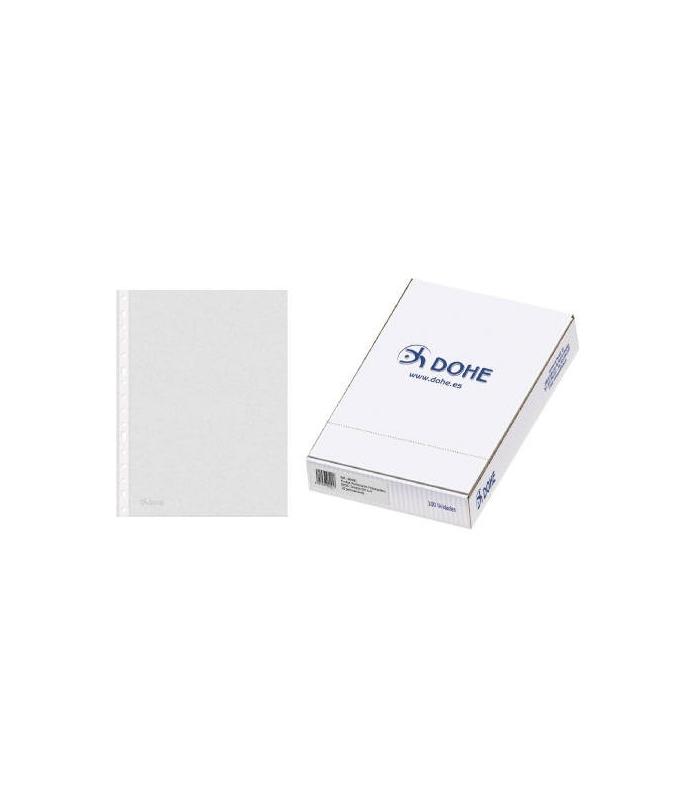 CAJA 100 FUNDAS MULTITALADRO BASIC A4 235X305 DOHE 90491