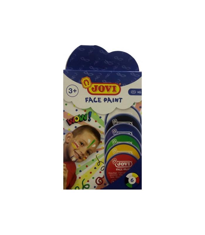 ESTUCHE 6 BOTES FACE PAINT 8 ML COLORES SURTIDOS JOVI 171