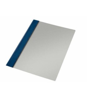 CAJA 50 DOSIERS FASTENER PVC FORMATO FOLIO COLOR AZUL MARINO ESSELTE 13216