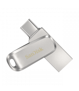 Sandisk Ultra Dual Drive Luxe unidad flash USB 128 GB USB Type-A / USB Type-C 3.2 Gen 1 (3.1 Gen 1) Acero inoxidable