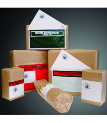 CAJA DE 1.000 SOBRES PACKING LIST A5/C5 - 225X160 MM TRANSPARENTE P817 F