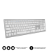 TECLADO SUBBLIM KEYBOARD BLUETOOTH PURE EXTENDED SILVER