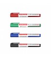 SET 4 MARCADORES PIZARRA BLANCA CON TINTA LQUIDA LW-600 NEGRO, AZUL, ROJO, VERDE ERICH KRAUSE 58362