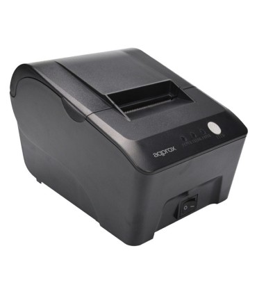 Impresora de Tickets Approx appPOS58MU/ Trmica/ Ancho papel 58mm/ USB/ Negra
