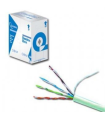 CABLE RED GEMBIRD UTP CAT5E SOLIDO CCA AWG24 BOBINA 305M GRIS