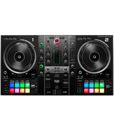 Hercules Inpulse 500 DVS (Sistema de vinilo digital) para scratch digital Negro
