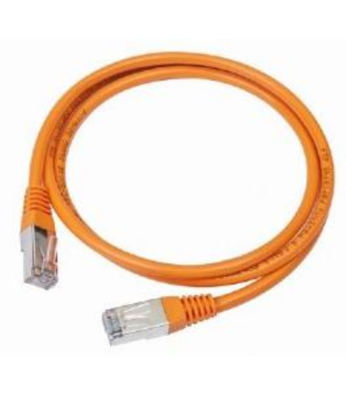 Cable CAT5E UTP moldeado 0,25m Naranja