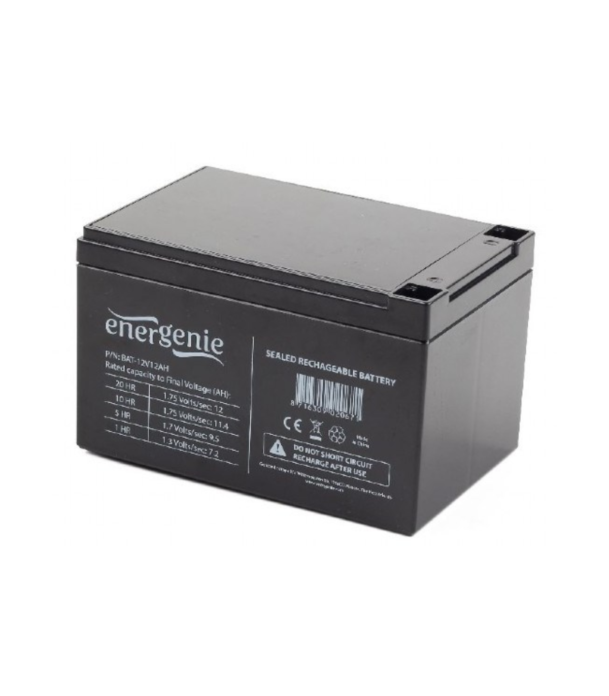 BATERIA 12V 12AH GEMBIRD