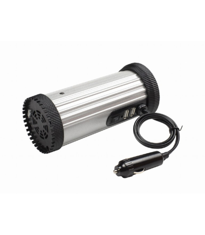 INVERSOR DE CORRIENTE GEMBIRD  PARA COCHE DE 12 V 150 W