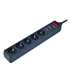REGLETA GEMBIRD 5 TOMAS PROTECCION ANTIPICOS NEGRO 1,5M