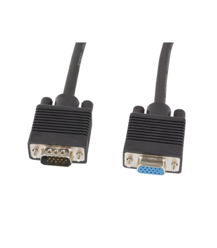 CABLE VGA LANBERG MACHO HEMBRA FERRITA NEGRO 5 M