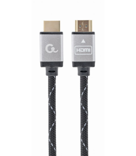 CABLE TRENZADO HDMI 2.0 4K 60HZ GEMBIRD SELECT PLUS CON ETHERNET 1.5M NEGRO