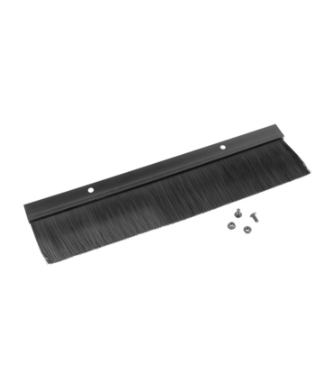 PANEL CEPILLO PARA ENTRADA CABLE RACK 19\" NEGRO