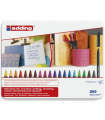 ESTUCHE 20 ROTULADORES PUNTA FINA 1200 SURTIDOS 0.5-1MM EDDING 1200-20-S