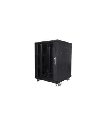 ARMARIO RACK LANBERG 15U 600X600 AUTO ENSAMBLADO 19\" HASTA 800KG NEGRO