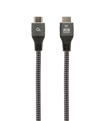 CABLE TRENZADO HDMI 2.1 8K 60HZ GEMBIRD SELECT PLUS SERIES CON ETHERNET 1M NEGRO