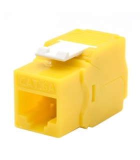 WP Keystone Cat. 6a UTP RJ45/Hembra Amarillo