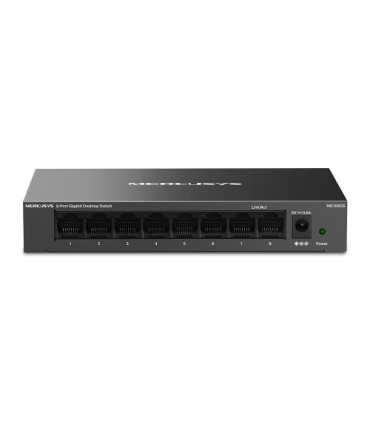 Mercusys MS108GS switch No administrado Gigabit Ethernet (10/100/1000) Negro