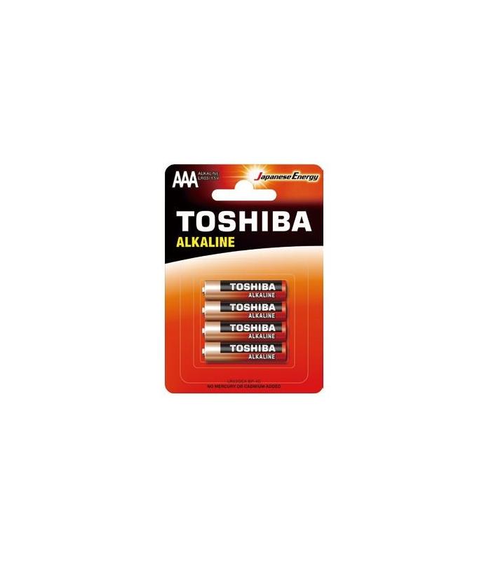 Pack De 4 Pilas AAA Toshiba LR03 Eco  1.5V  Alcalinas