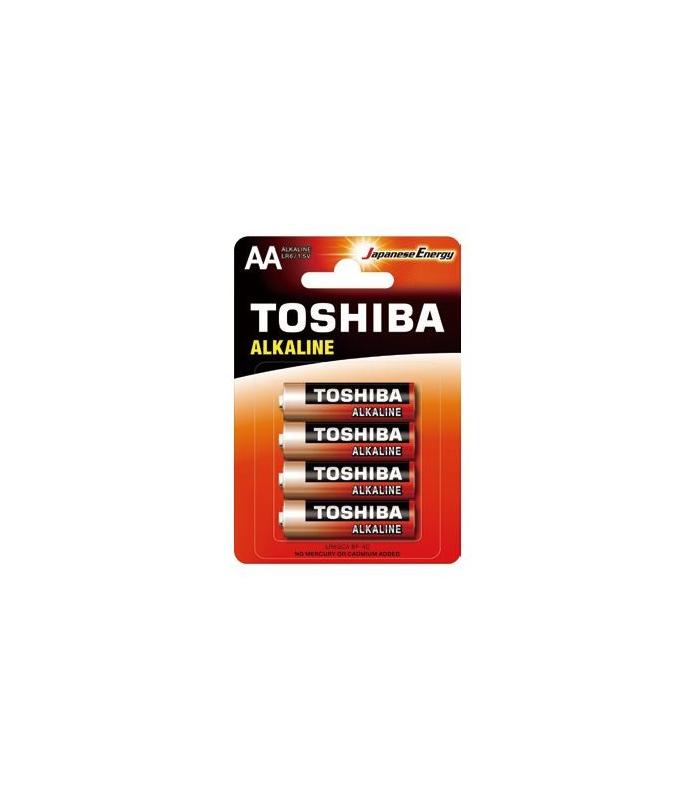 Pack De 4 Pilas AA Toshiba LR6 Eco  1.5V  Alcalinas