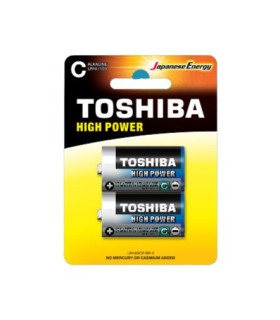 Pack De 2 Pilas C 2 Toshiba LR14  1.5V  Alcalinas